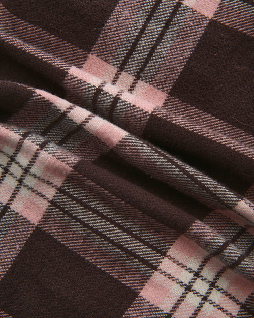 Blair Preppy Plaid Mini Skirt (Brown)