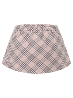 Blair Preppy Plaid Mini Skirt (Pink)
