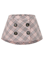 Blair Preppy Plaid Mini Skirt (Pink)