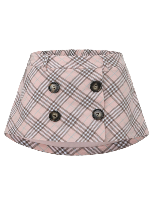 Blair Preppy Plaid Mini Skirt (Pink)