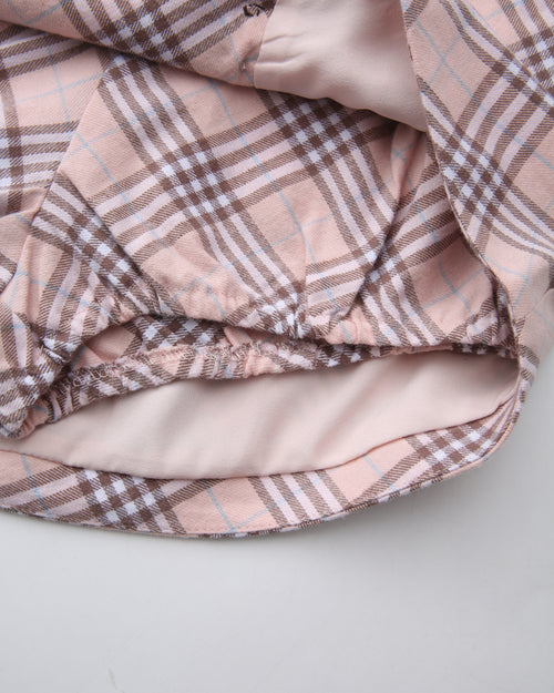 Blair Preppy Plaid Mini Skirt (Pink)