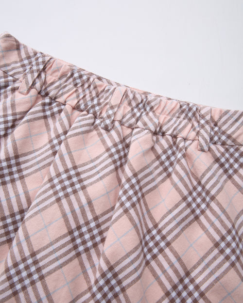 Blair Preppy Plaid Mini Skirt (Pink)