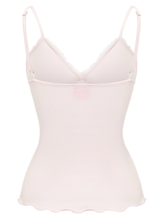 Snow Deer Print Chiffon Cotton Cami（Grey）