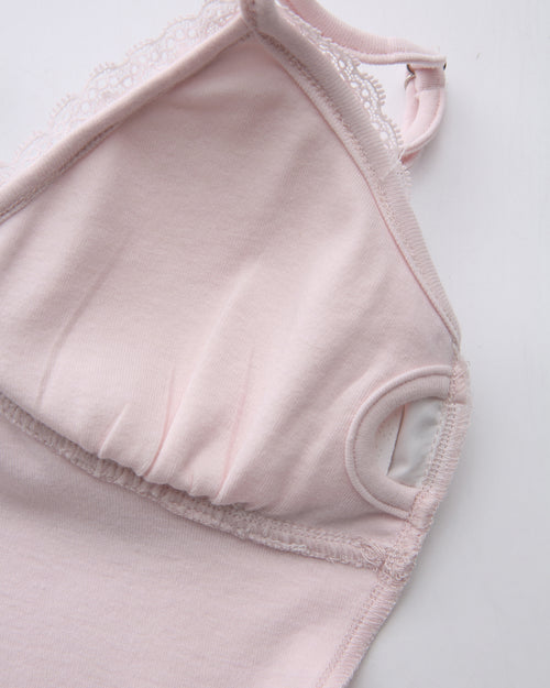 Snow Deer Print Chiffon Cotton Cami（Grey）
