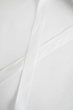 Sugar Pom Fur Pullover Cape (White)