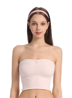 Pink Pilate Princess Ruched Tube Top