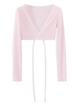 Ballerina Bliss Wrap Cardigan (Pink)