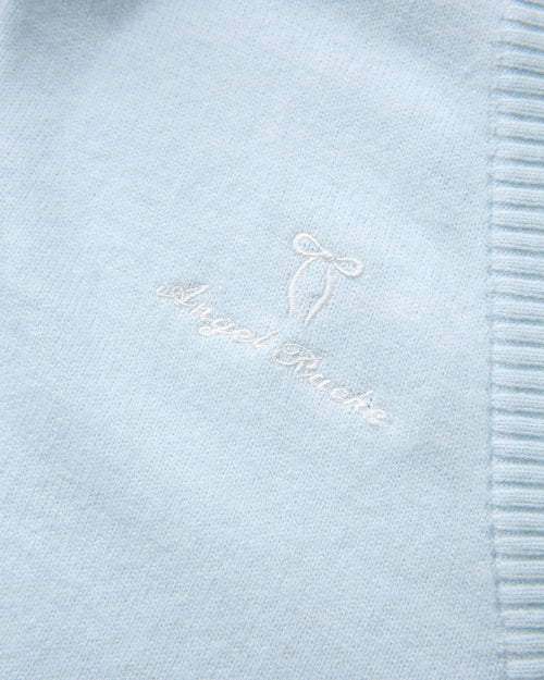 Ballet Knit Wrap Cardigan (Ice Blue)