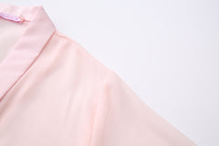 Bambi Princess Fur Chiffon Robe (Pink)