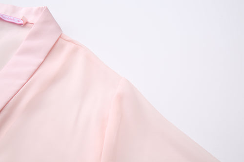 Bambi Princess Fur Chiffon Robe (Pink)