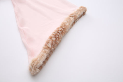 Bambi Princess Fur Chiffon Robe (Pink)