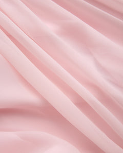 Rosé Princess Fur Chiffon Babydoll Dress - Angel Ruche