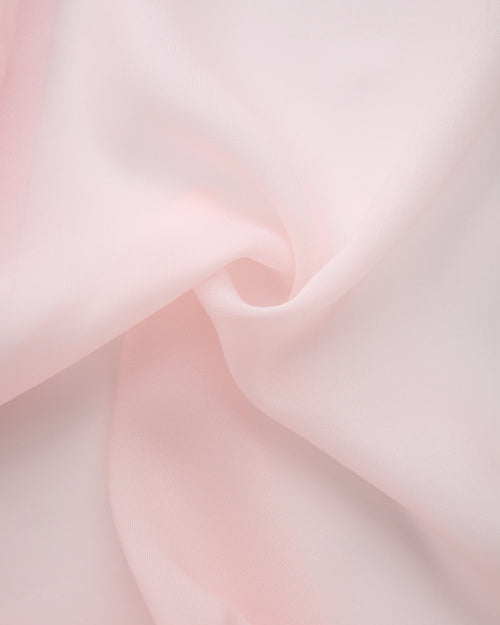 Rosé Princess Fur Chiffon Robe - Angel Ruche