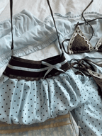 Dolly Polka Dot Bag (Baby Blue)