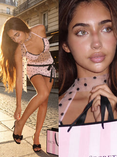Dottie Polka Dot Mesh Skirt