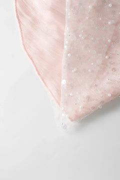 Pirouette Babydoll Wrap Skirt (Sequin Pink)