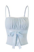 My True Form Cotton Cami Top (Snow Blue)