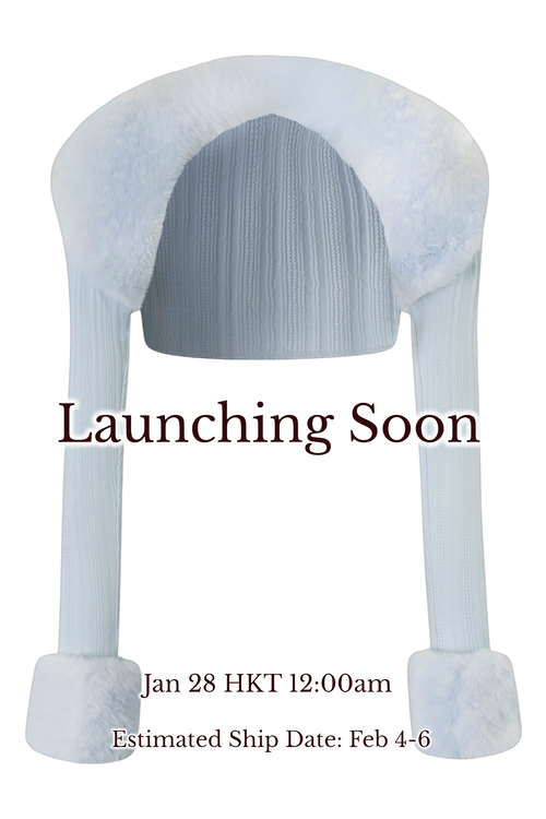 My True Form Fawn Fur Bolero Cardigan (Snow Blue)