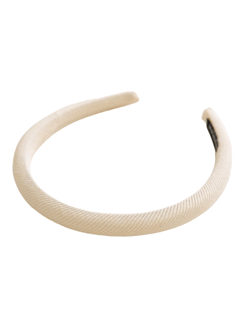 Smart Girl Woven Headband (Ivory)