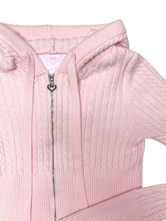 Strawberry Milk Cable Knit Set (Pink)