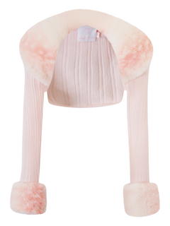 My True Form Fawn Fur Bolero Cardigan (Pink)