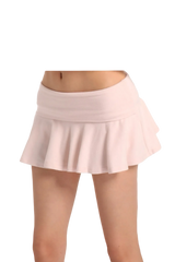 Pink Pilate Princess Fold Over Flare Mini Skirt