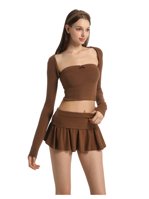 Brown Pilate Princess 3 Piece Set
