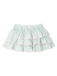 Ballerina Bliss Ruffle Mini Skirt (Minty Green)