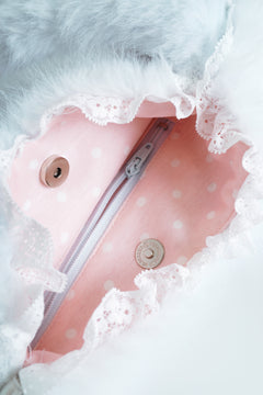 My True Form Fawn Heart Bag (Snow Blue)