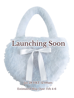 My True Form Fawn Heart Bag (Snow Blue)