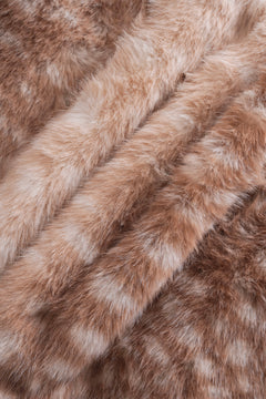 My True Form Fawn Mid-Rise Fur Lace Skirt