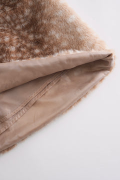 My True Form Fawn Mid-Rise Fur Lace Skirt