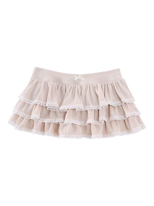 Flared ruffle mini skirt online