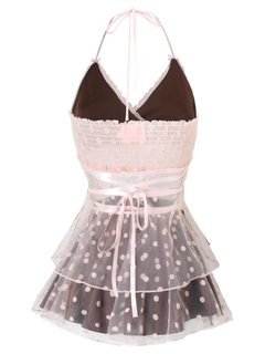 Maison Polka Babydoll Wrap Set