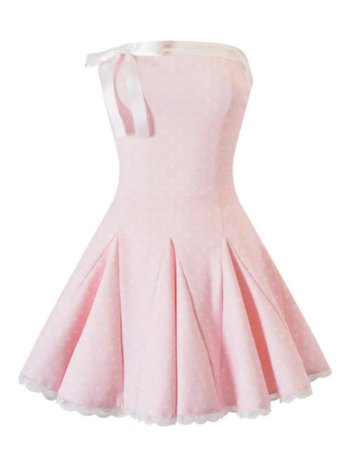 dolly pink dress DOLLY SATIN MINI DRESS IN LIGHT PINK AKIRA